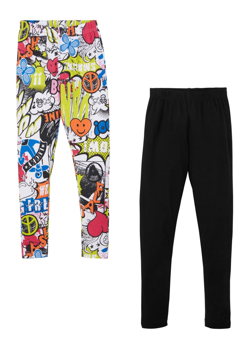 Lot de 2 leggings fille