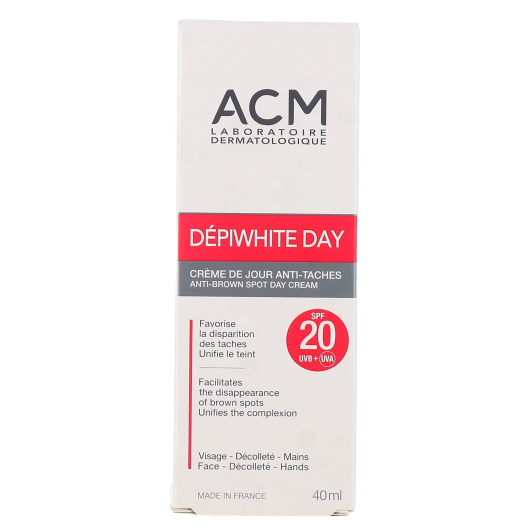Crème éclaircissante anti-taches ACM Dépiwhite SPF20