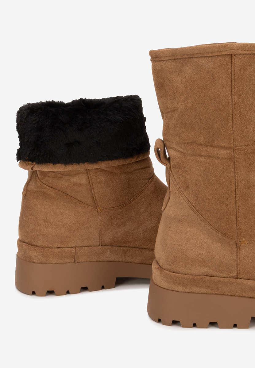 Bottes fourrées femmes chameau Tenderly V2