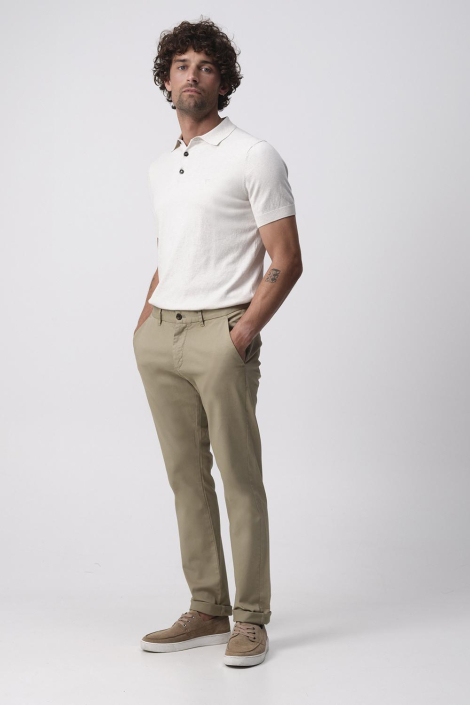 Campbell grijze heren polo