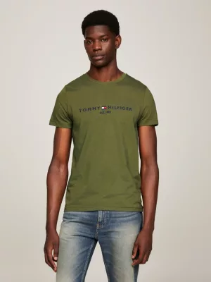 Camiseta Slim Fit com Logo
