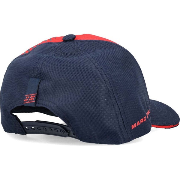 marc marquez - Casquette baseball enfant 93 Technical and Stripes Bleu / Rouge