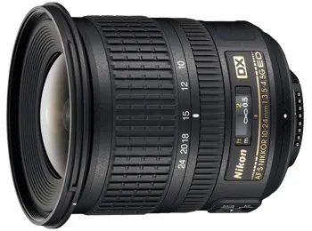 Nikon Nikkor AF-S DX 10-24mm f/3.5-4.5G ED vidvinkelobjektiv