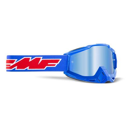 Masque cross FMF VISION POWERBOMB ROCKET BLUE IRIDIUM 2022 - Bleu