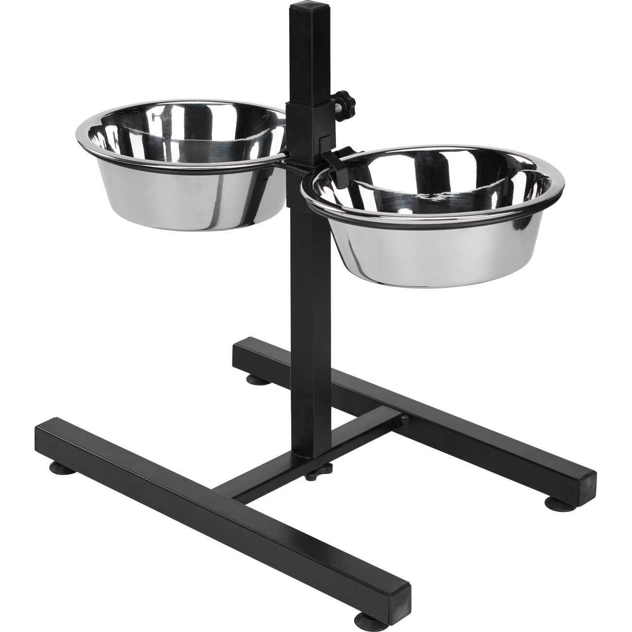 AniOne Doppelnapfständer Edelstahl 700 ml