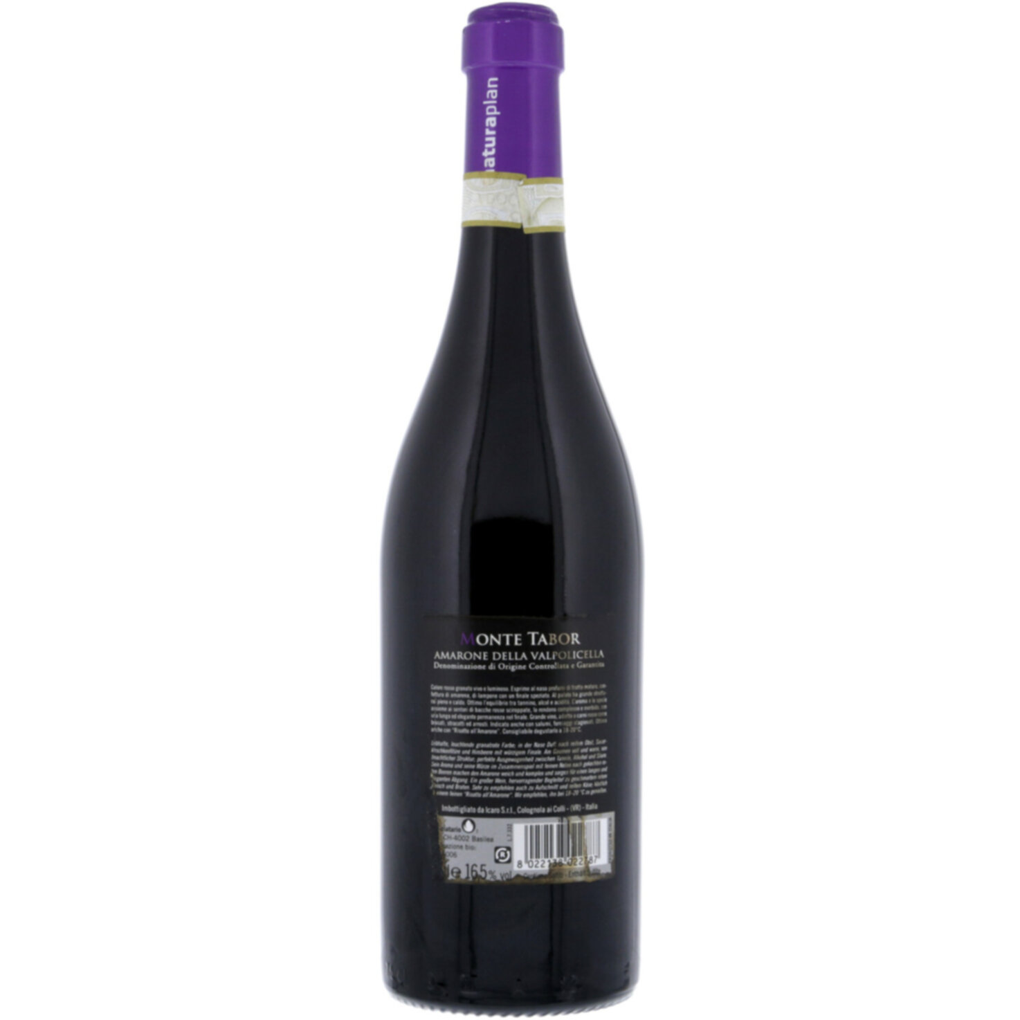 Naturaplan Bio-Amarone della Valpolicella DOC Monte Tabor -75cl