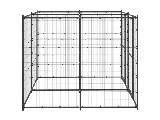 Chenil extérieur cage enclos 220 x 220 x 180 cm 02_0000372