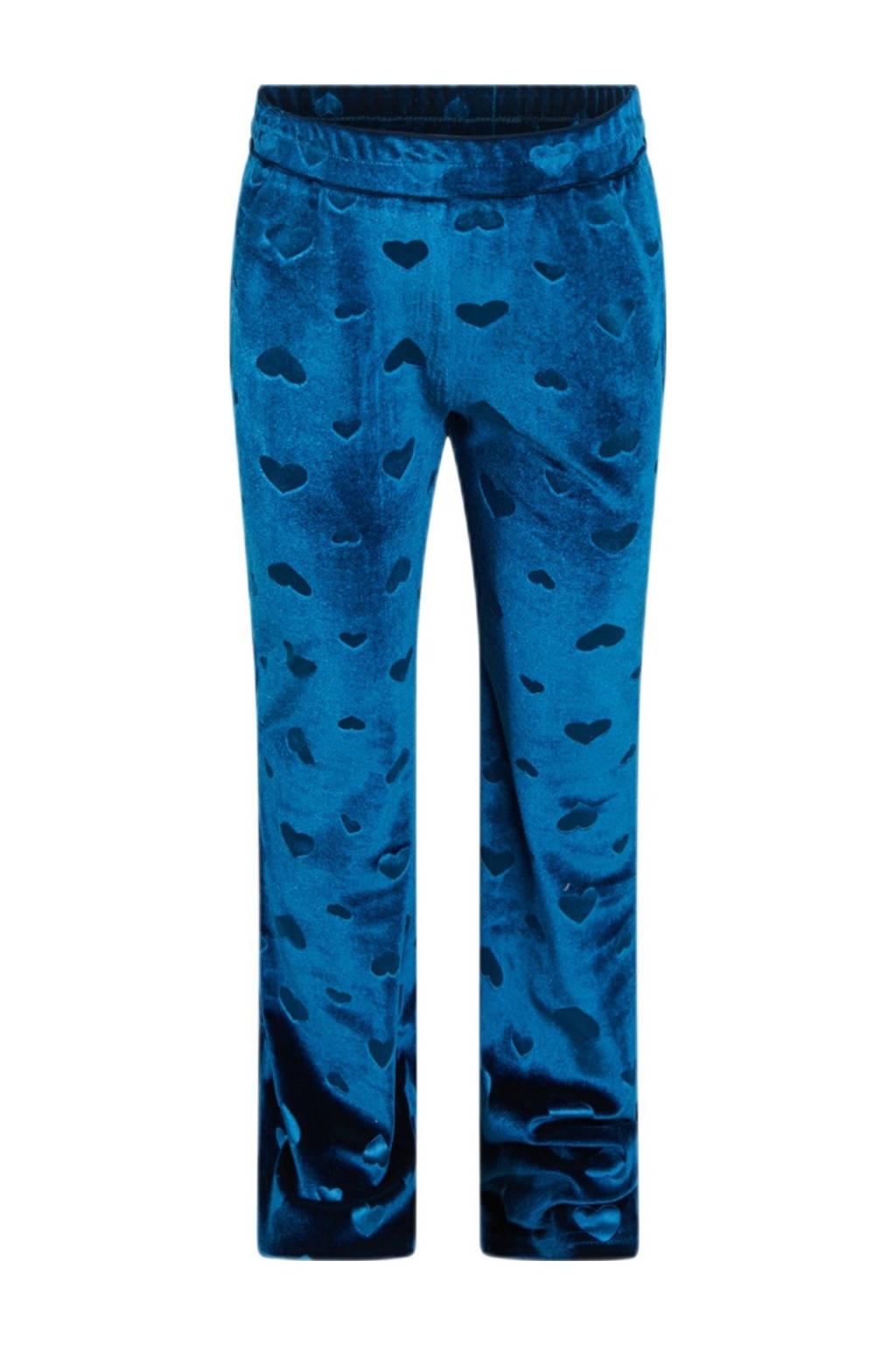 Shoeby flared casual broek blauw