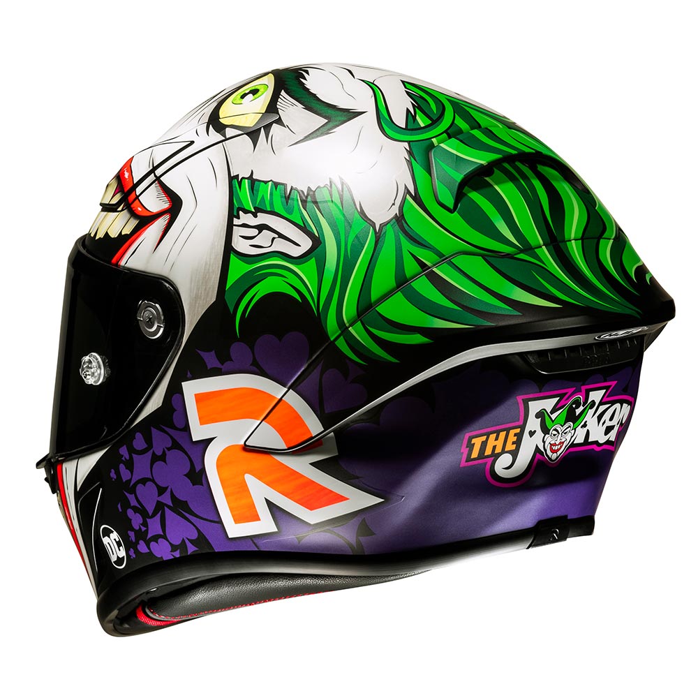 HJC - Casque RPHA 1 Joker DC® MC48SF / Blanc / Vert fluo / Violet / Mat