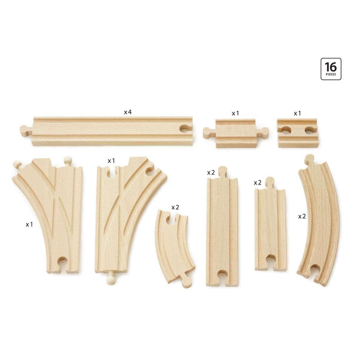 BRIO Spiel Mittleres Schienensortiment