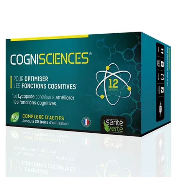 Pacote Santé Verte Cognisciences e Ômega 3 DHA para Memória e Concentração