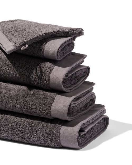 serviettes de bain - hôtel extra doux gris foncé