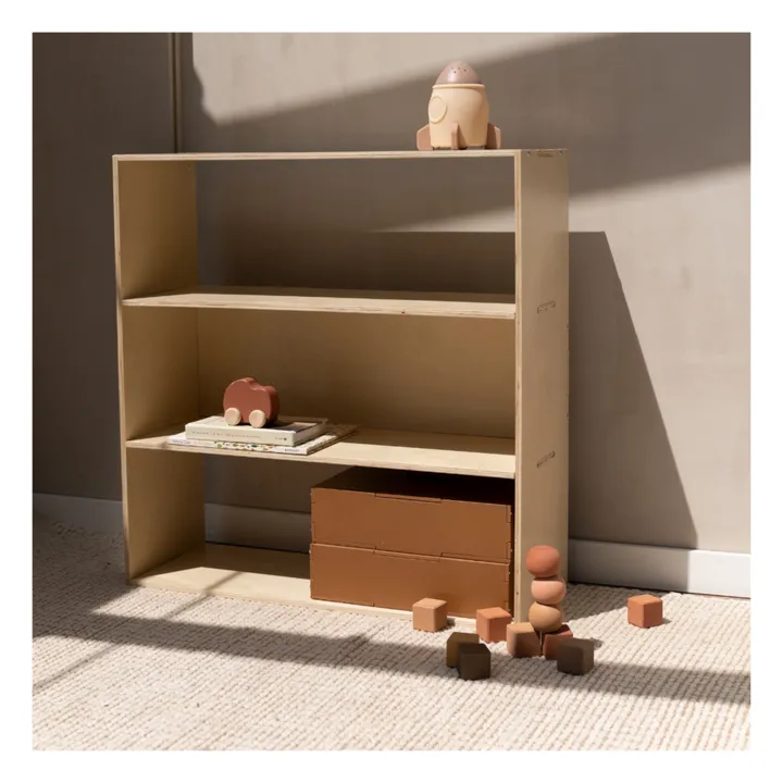 Nofred Boite de rangement avec couvercle en bois | Brun