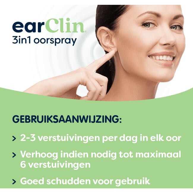 earClin 3in1 Oorspray 20 ML