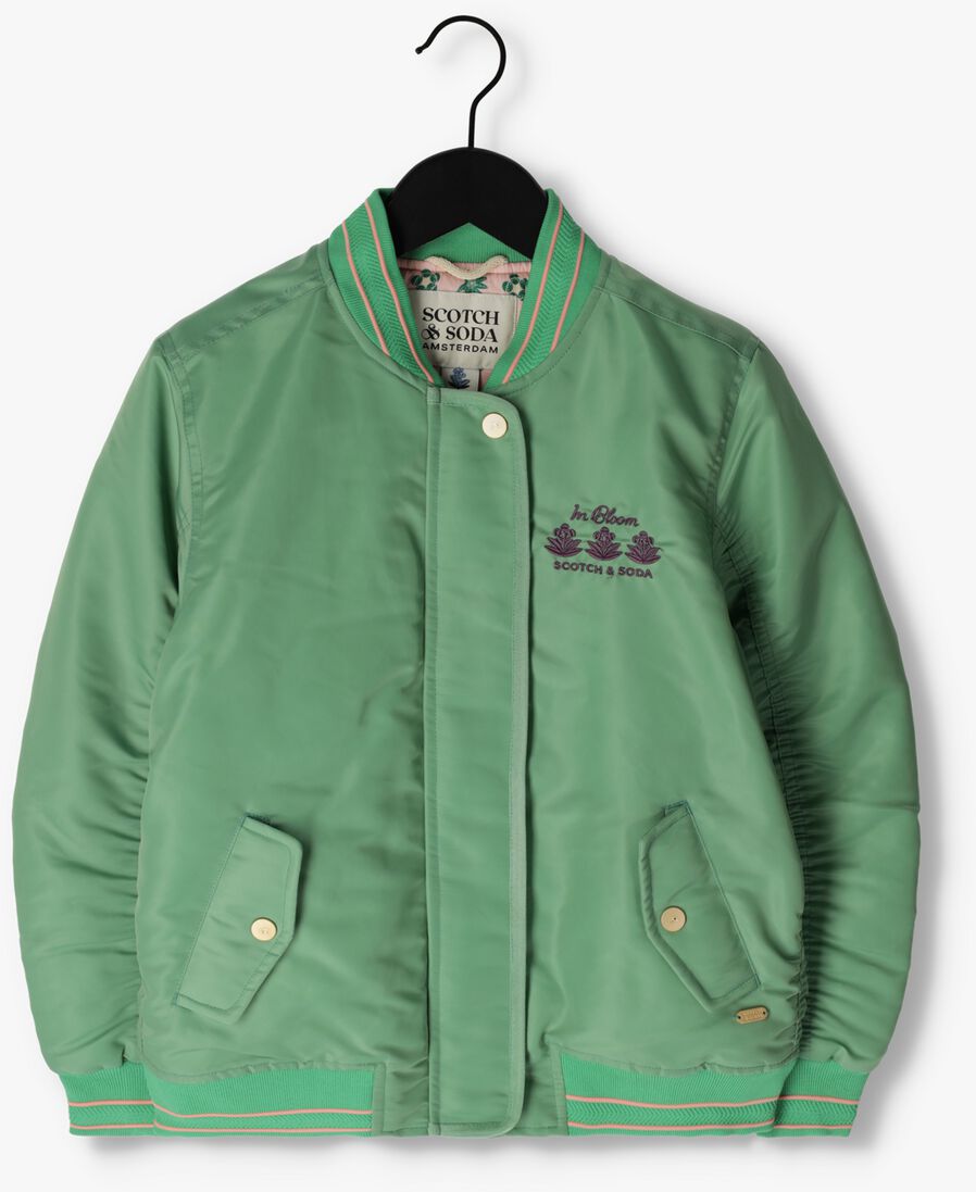 SCOTCH & SODA groene scotch & soda  bomber jacket