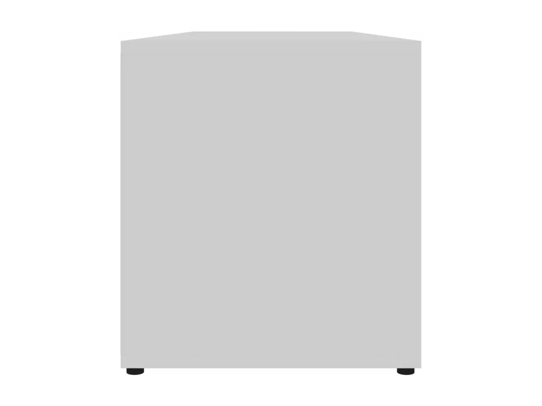 Meuble TV Blanc 120x34x37 cm Bois d'ingénierie