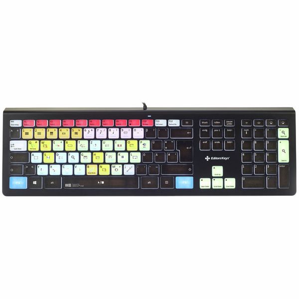 Editors Keys Backlit Keyboard Live WIN DE