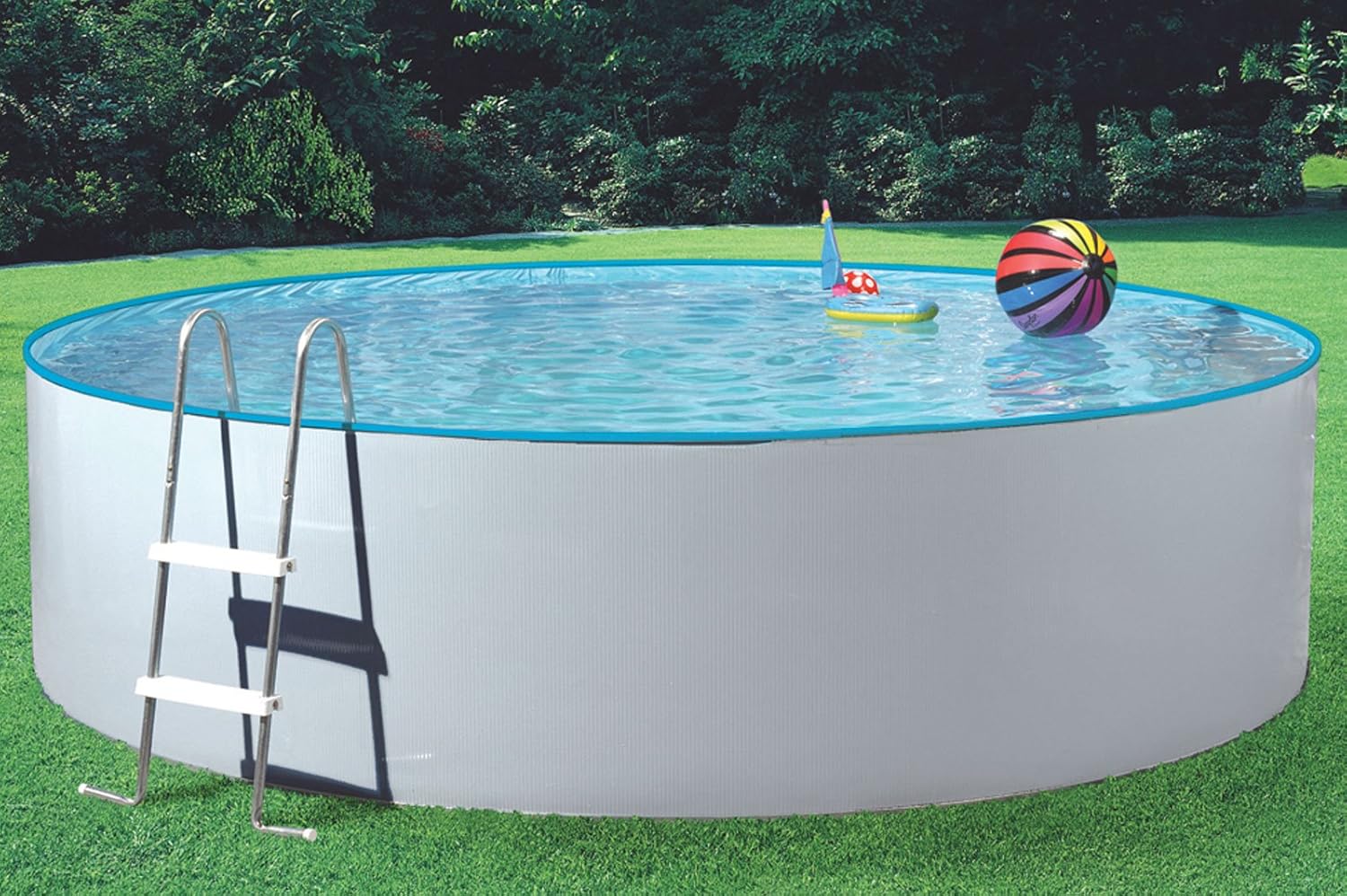 MyPool Rundbecken-Poolset Splash Ø 300 x 90 cm mit Sandfilteranlage