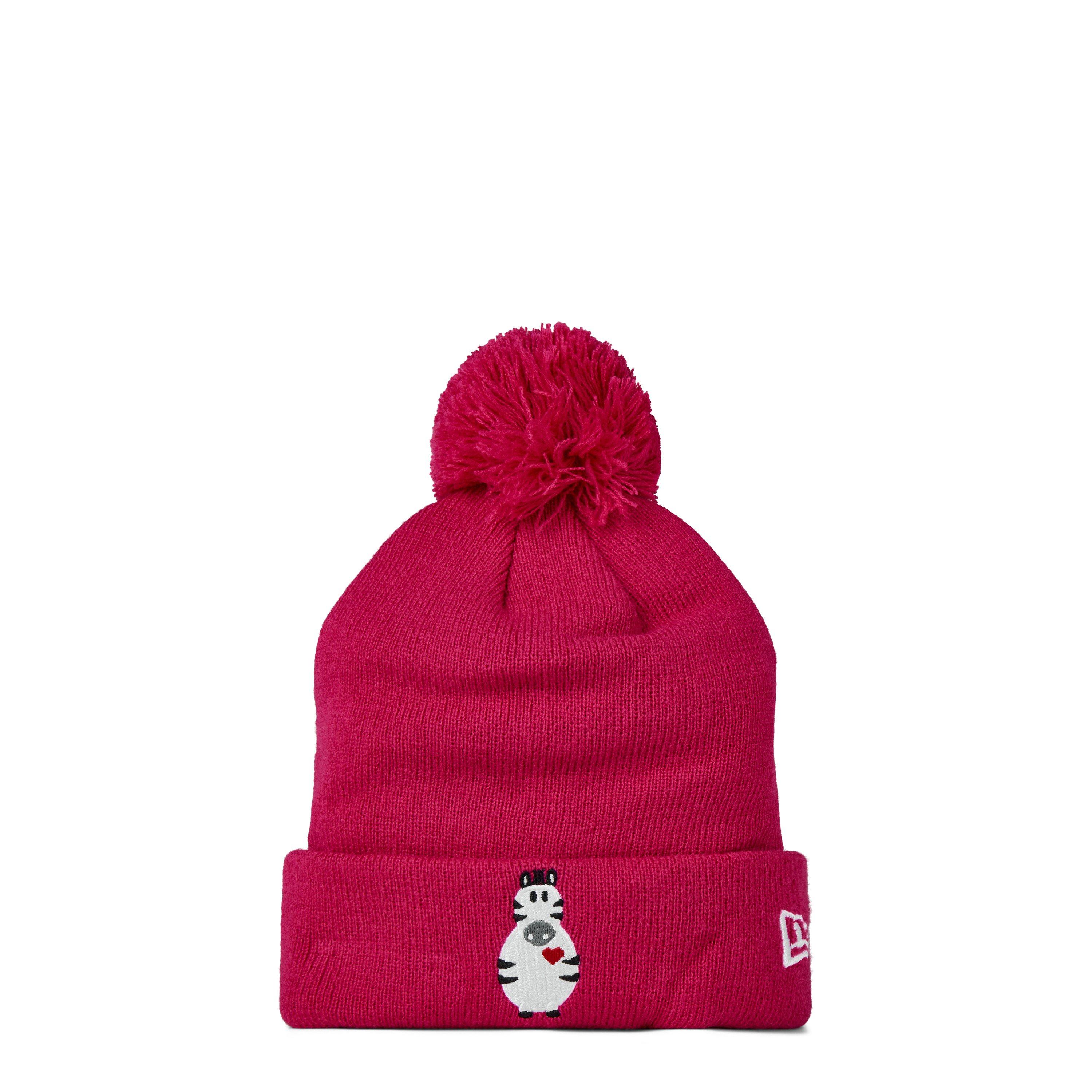 New Era New Animal Pom Pom Beanie Juniors