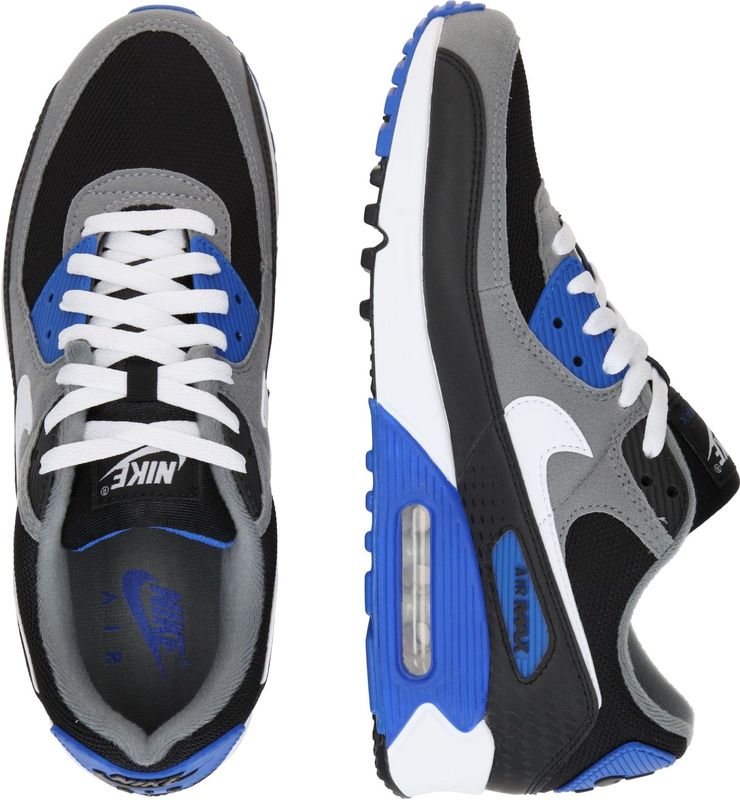 Nike - Air Max 90 - Herensneakers - Zwart/Wit - Max Air-demping