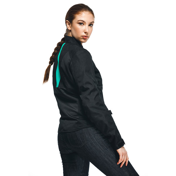Dainese - Blouson Femme Risoluta Air Tex Lady Noir / Turquoise