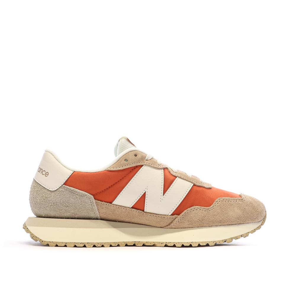New Balance Baskets Écru/Orange Homme New Balance 237