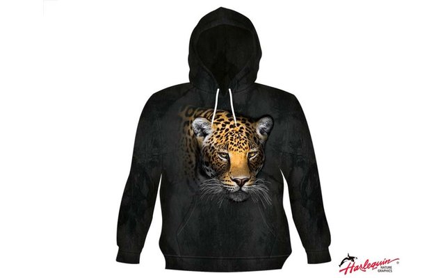 Harlequin Dark Night Jaguar Unisex Kapuzensweatshirt