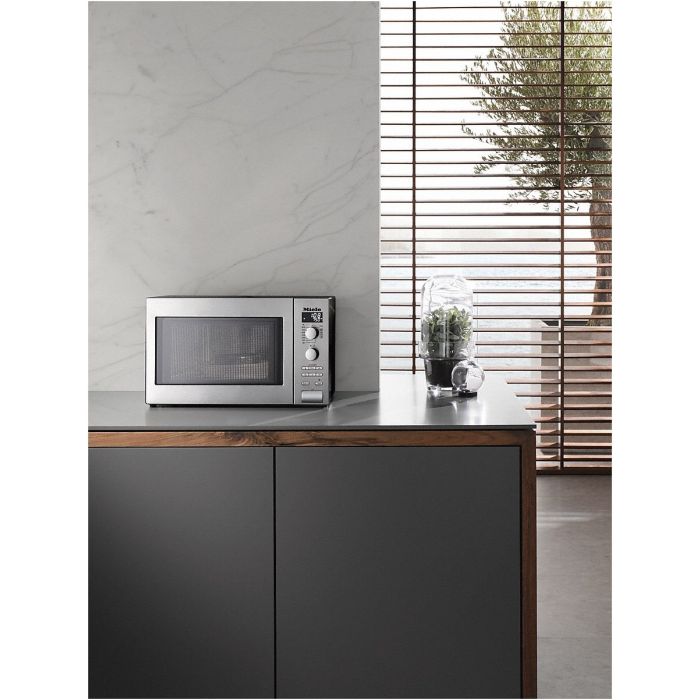 Miele Stand-Mikrowelle M 6012 SC Edelstahl CleanSteel