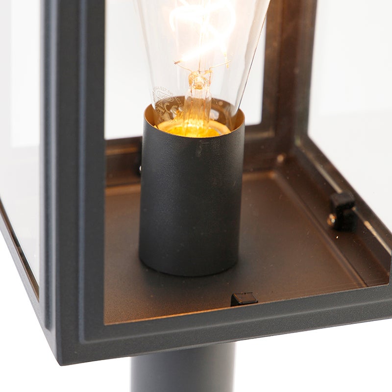 Buitenlantaarnpaal, grijs, 50 cm, IP44 - Sutton