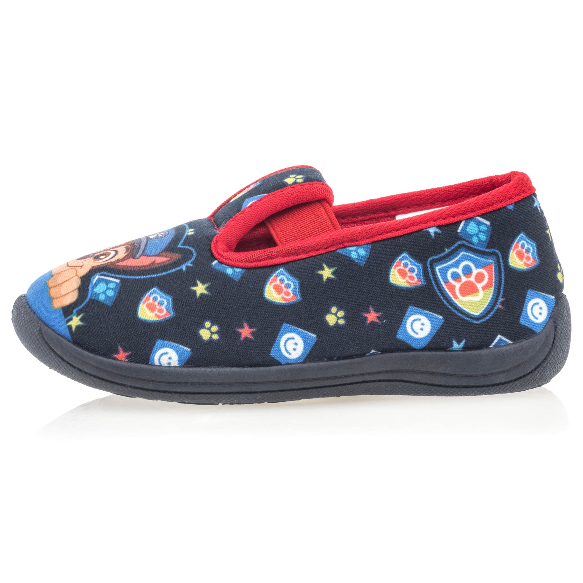 Pantoufles pieds sensibles Garçon bleu marine
