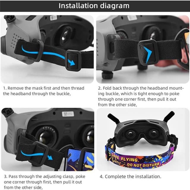 Pandebånd Do Not Disturb til DJI Goggles 2