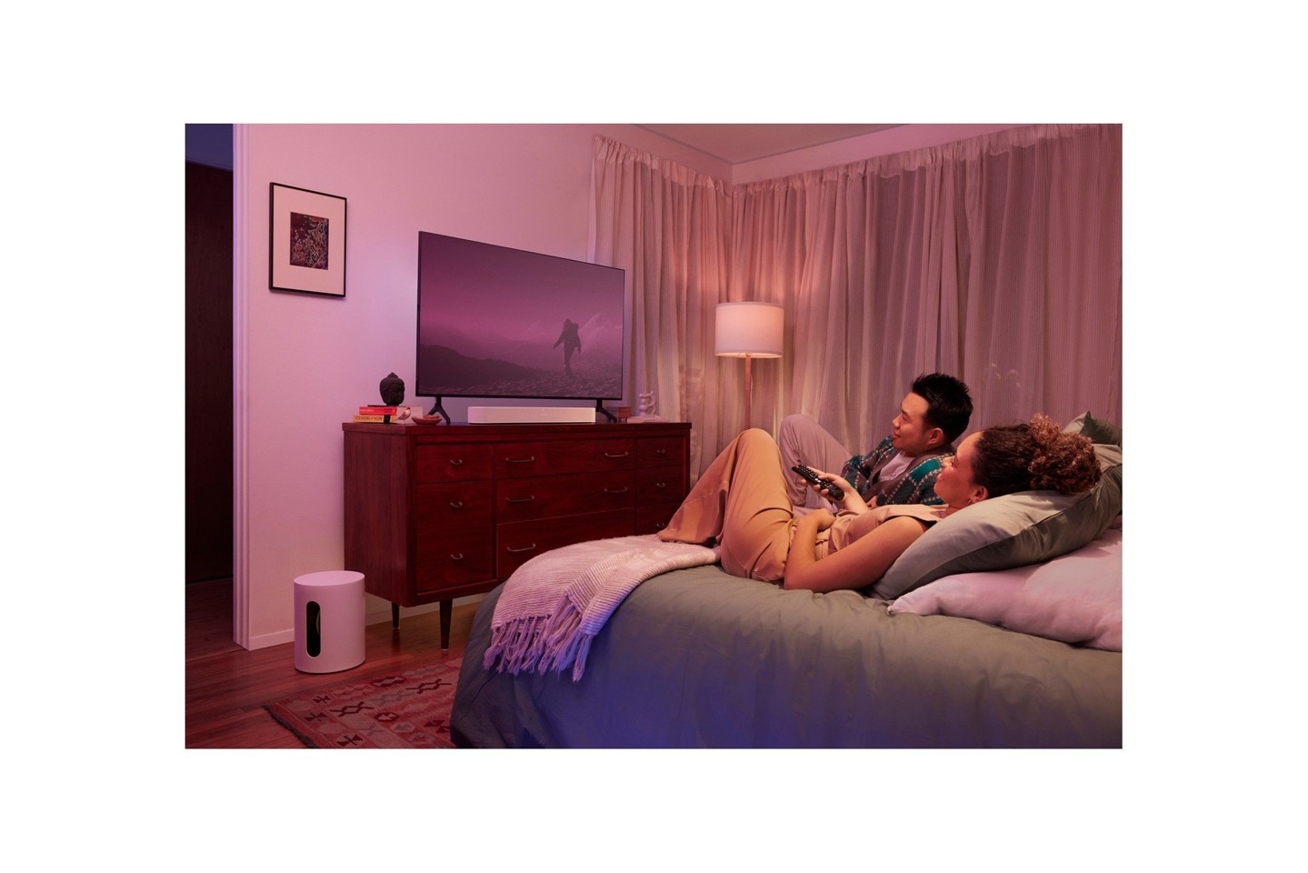 Sonos - Beam, Sub Mini & 2x Era 100 White - Bundle