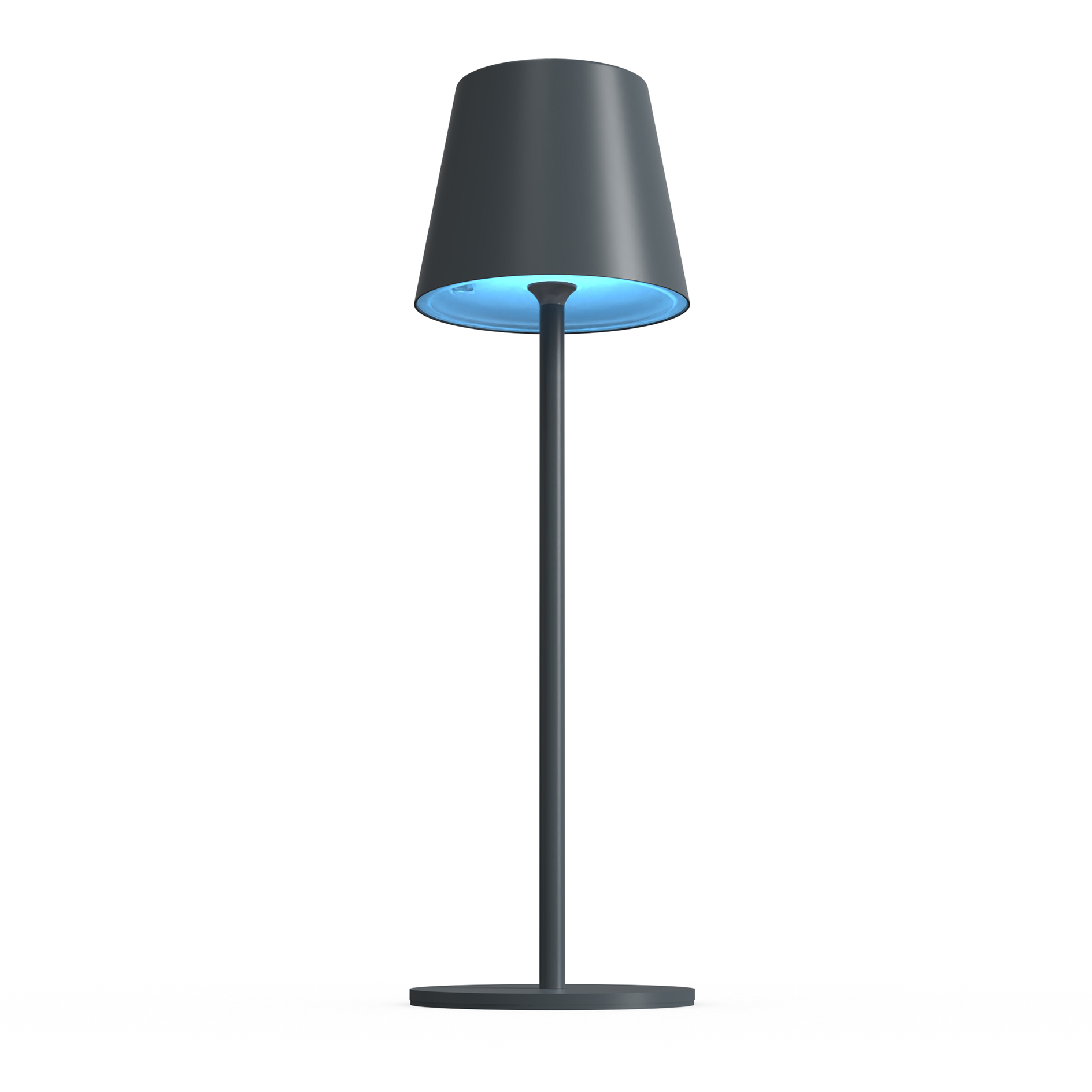 LED-RGB-Tischleuchte - anthrazit - Touchdimmer