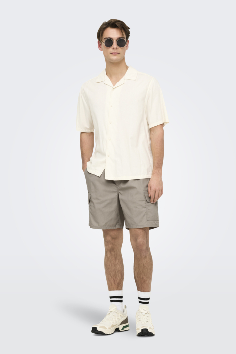 Only & Sons beige heren korte broek