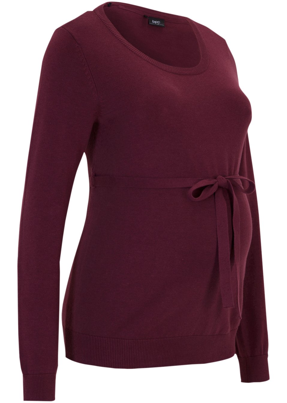 Pull de grossesse en 100% coton avec lien à nouer