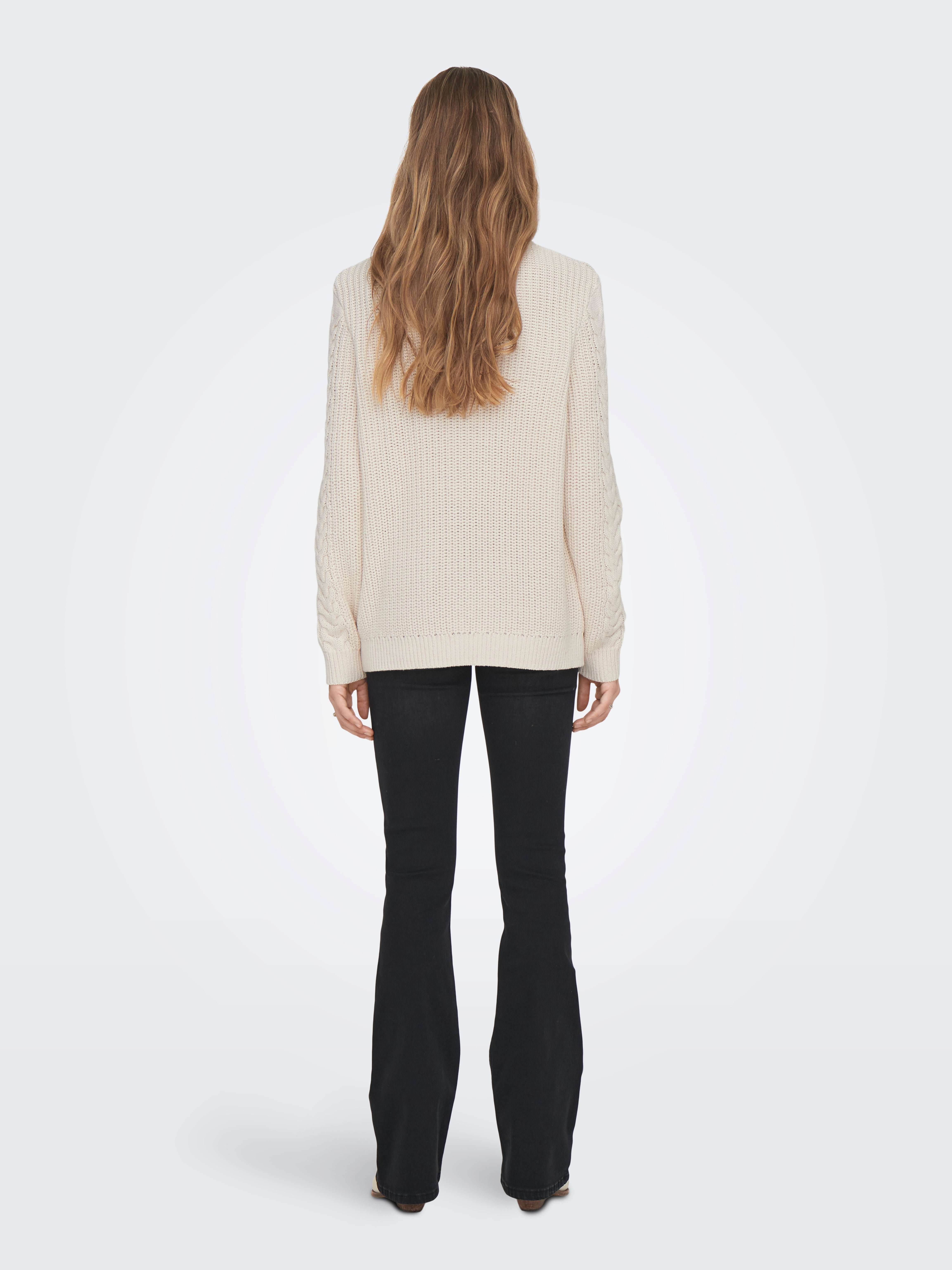 ONLNORA Strickpullover Cloud Dancer