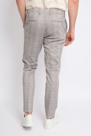 Suitable Dace Jersey Pantalon Ruit Lichtbruin SPE24104DA40ST-870 kopen