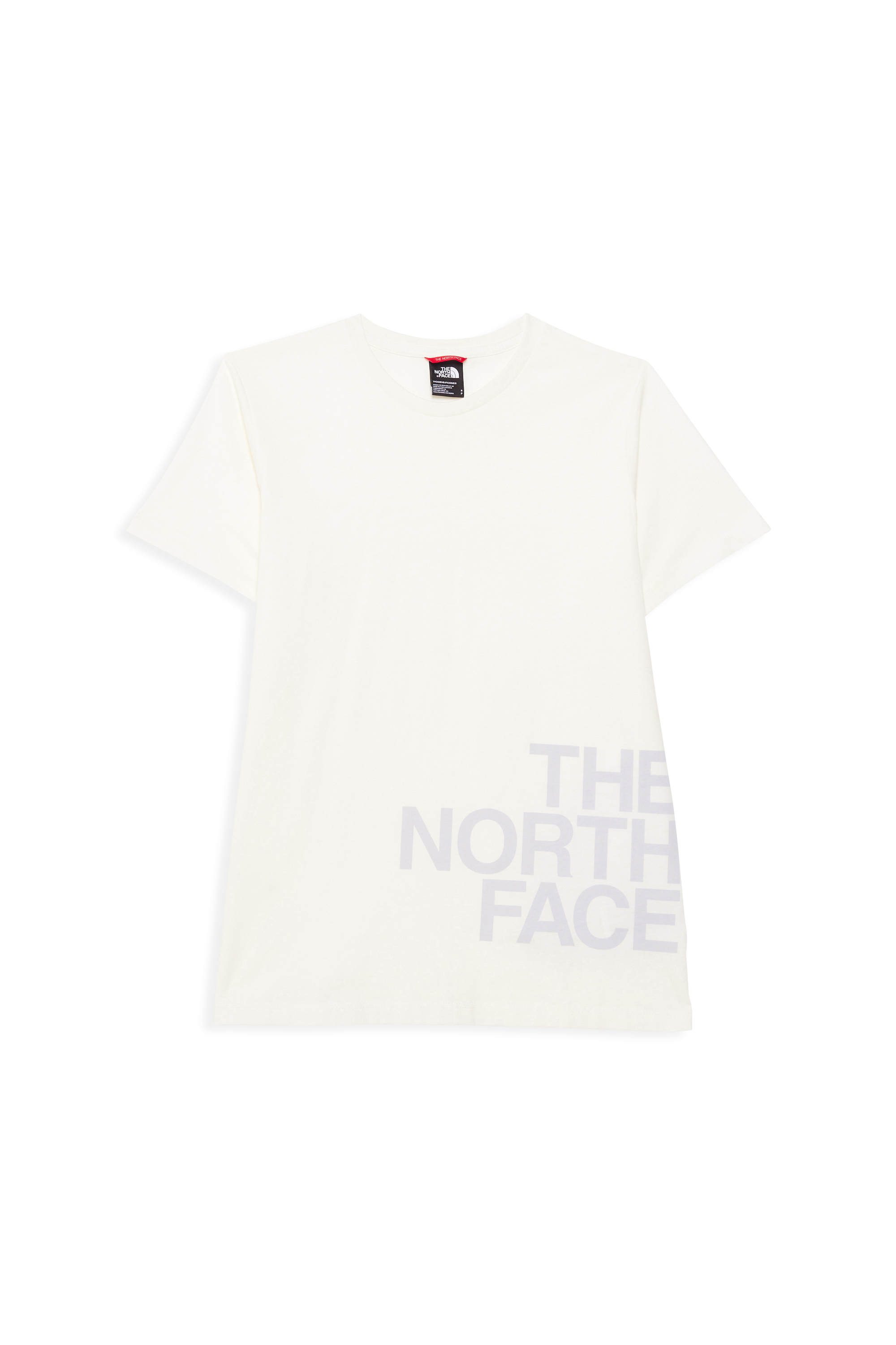 THE NORTH FACE t-shirt W BLOWN UP LOGO S/S TEE Blanc