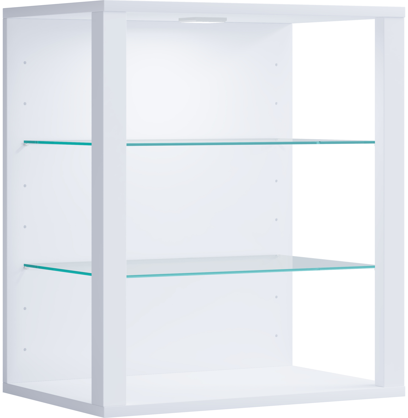 Wandvitrine GLASOL SW - weiß - 52x60 cm