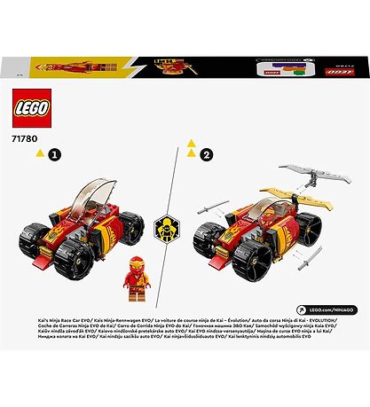 LEGO® Ninjago - Kais Ninja-Rennwagen EVO 71780 - 94 Teile