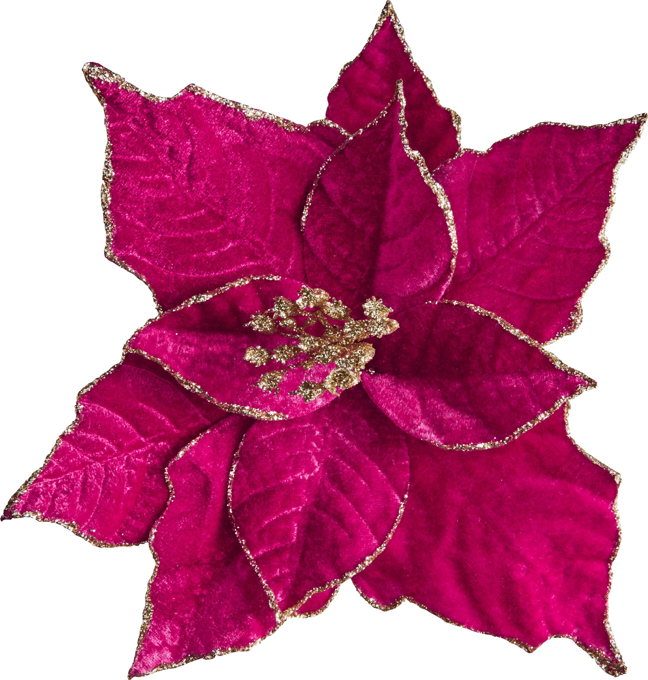 VALERIE Blüten Clip - Plum berry / B: 14.0 cm x T: 23.0 cm