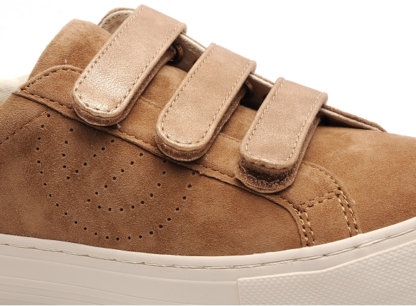 No name basses femme arcade straps perfo marron