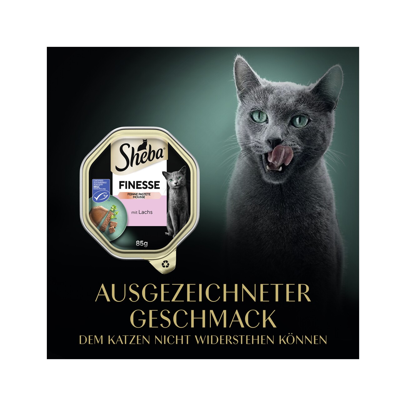 Sheba Finesse Feine Pastete 22x85g Lachs