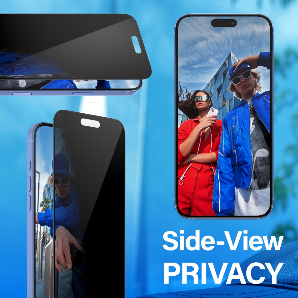PanzerGlass - Skærmbeskyttelse Privacy - iPhone 16 Plus - Ultra Wide Fit