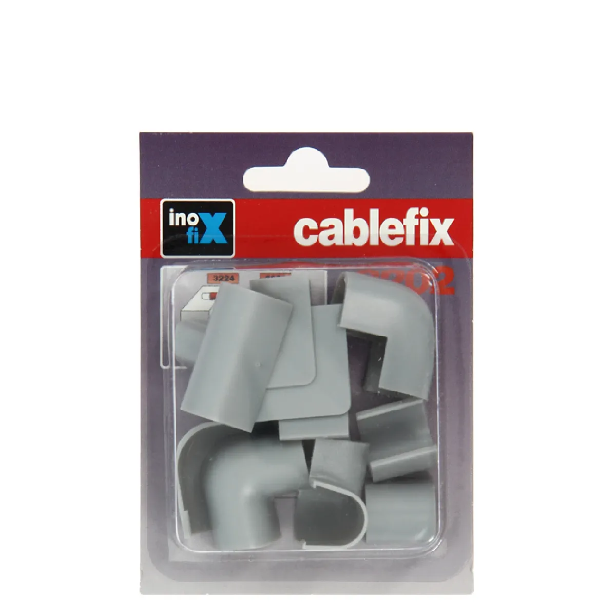 Inofix Accessoires Cablefix 2202 - Gris Métallisé