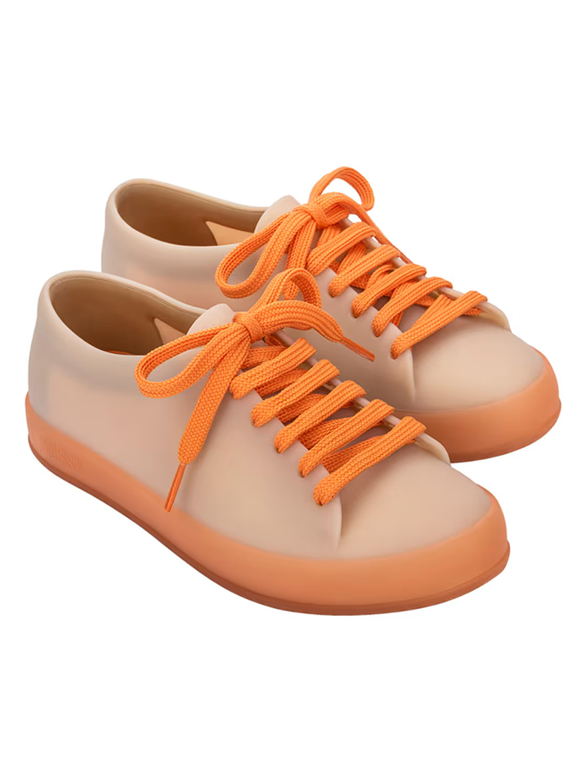 Ladies' Boogie Sneakers Beige and Orange