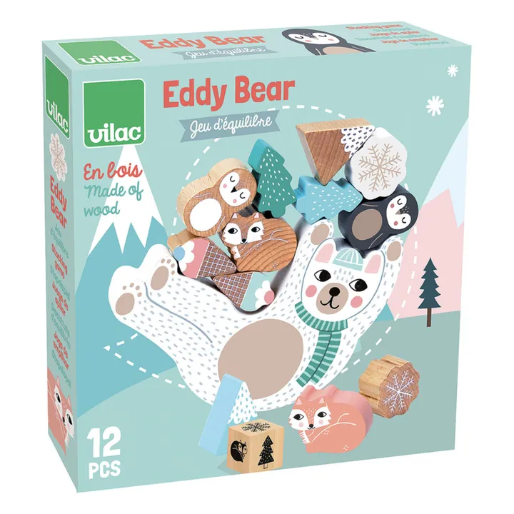 Vilac Jeu d'équilibre Eddy bear en bois - Michelle Carlslund
