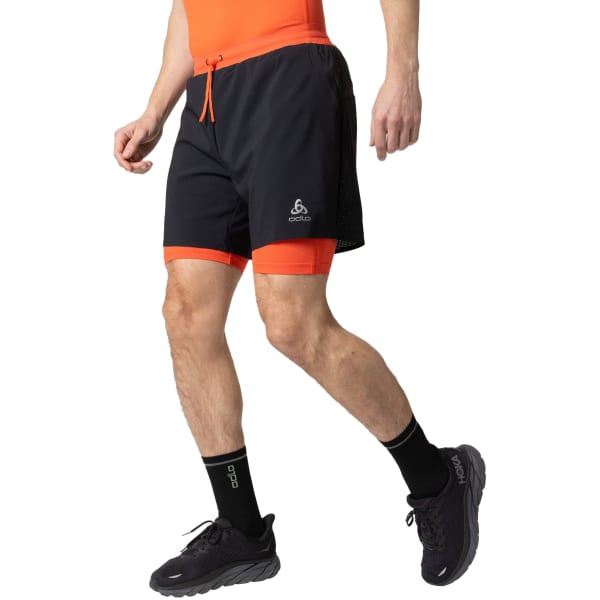 Short trail ODLO X-ALP TRAIL 6 INCH BLACK - FIRELIGHT