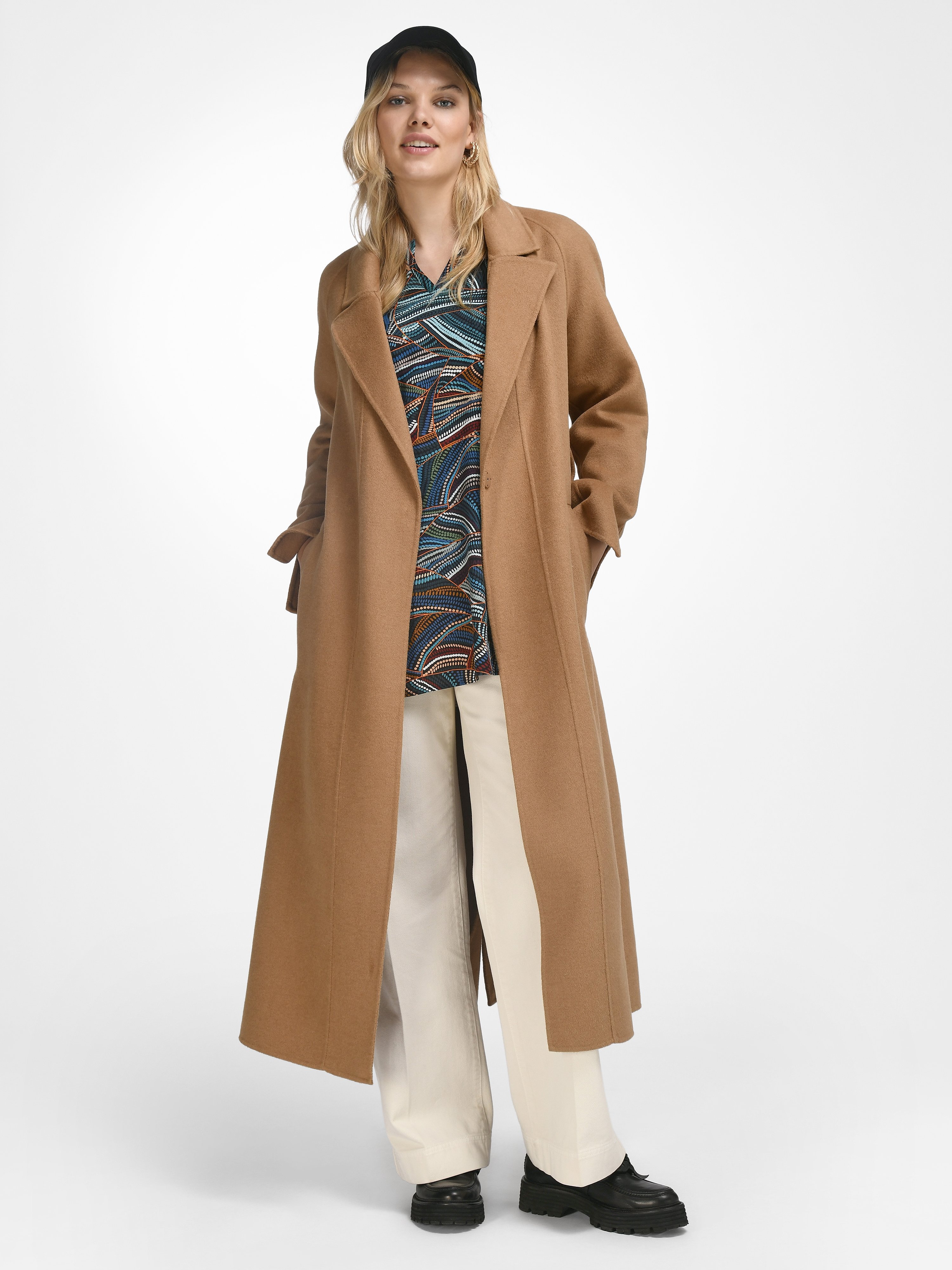 Bluse mit Rundhals-Ausschnitt