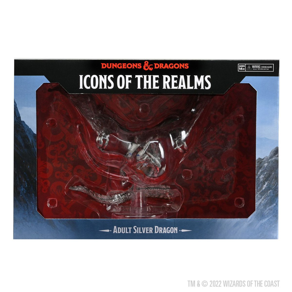 DD&D Icons of the Realms Premium Figures - Adult Silver Dragon